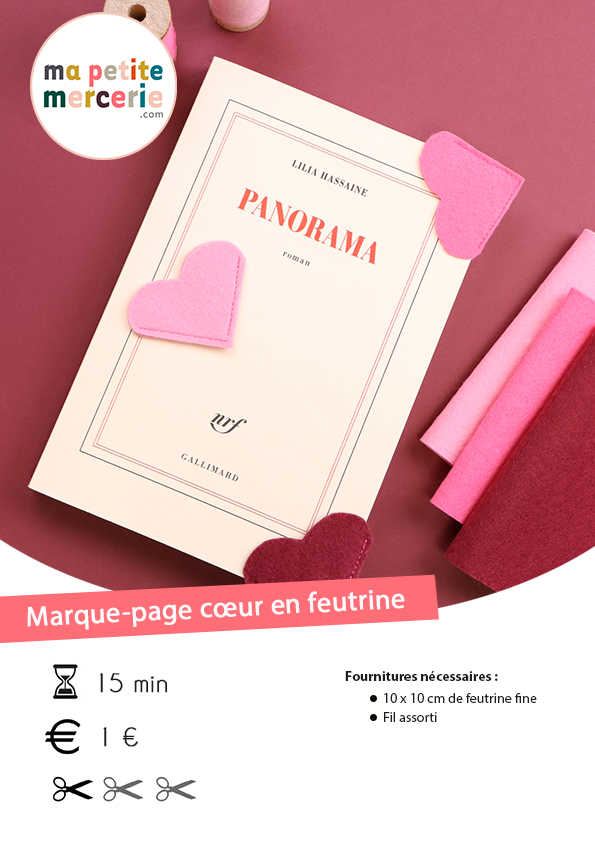 tuto marque page coeur 1