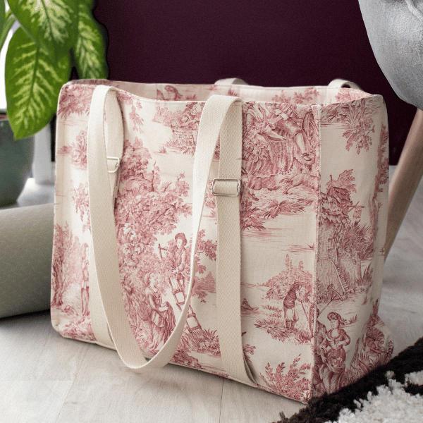 Tuto coudre un sac en toile de jouy