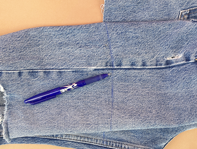 Couper un jean en short