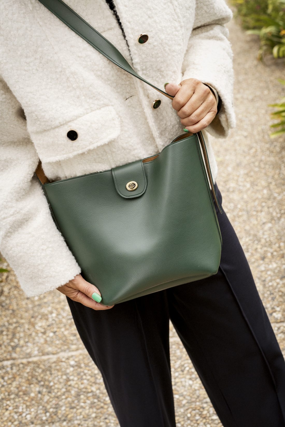 kit couture sac seau en cuir