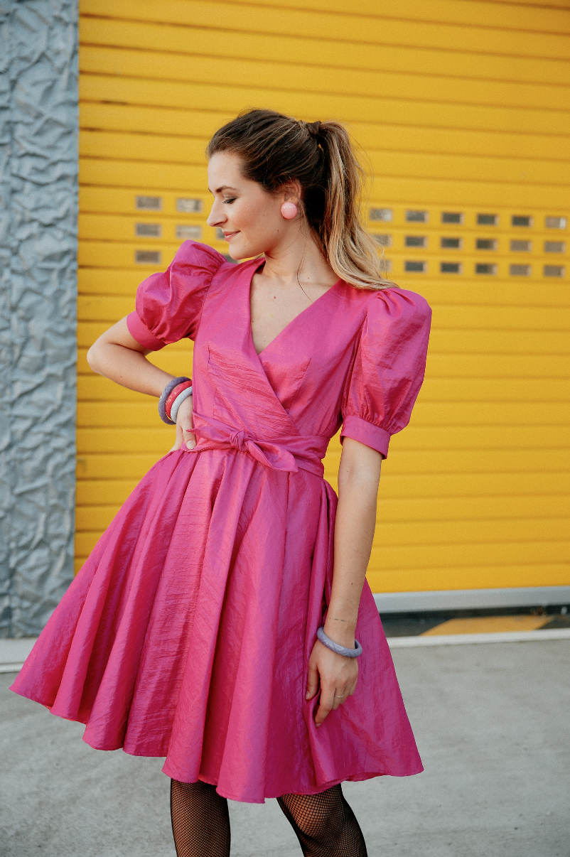 patron de couture robe sinclar rose
