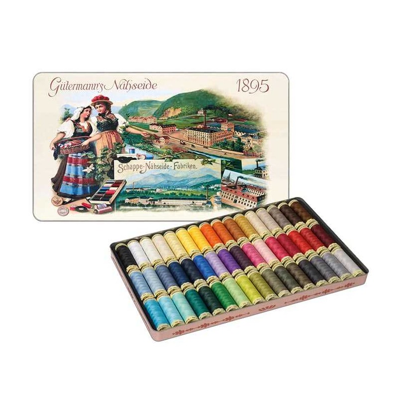 grand coffret de fils gutermann nostalgie