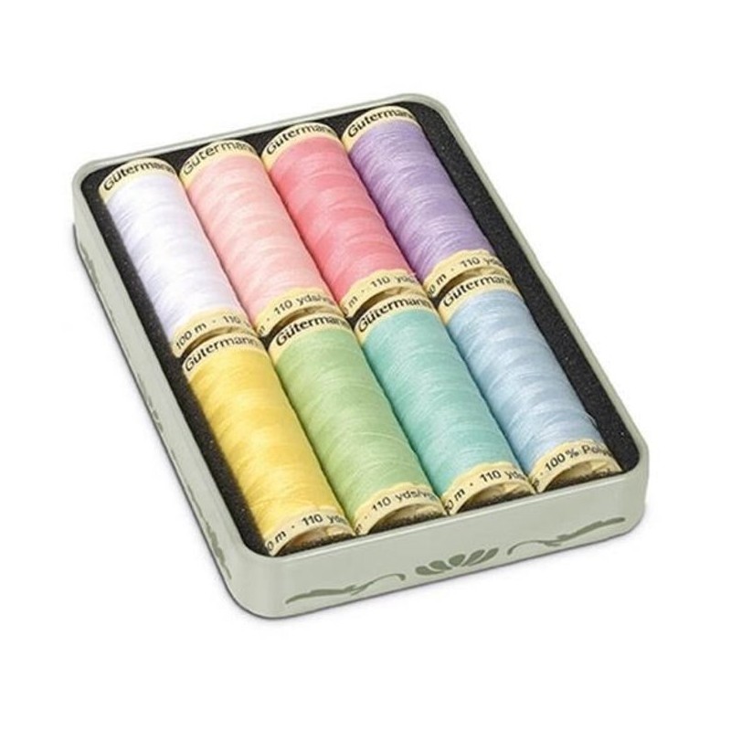 coffret de fils gutermann pastel