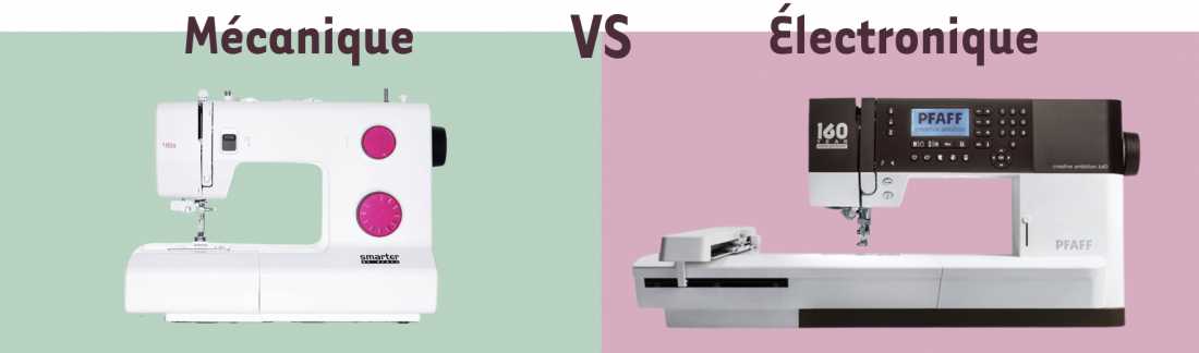 machine à coudre pfaff : électronique ou mécanique ?