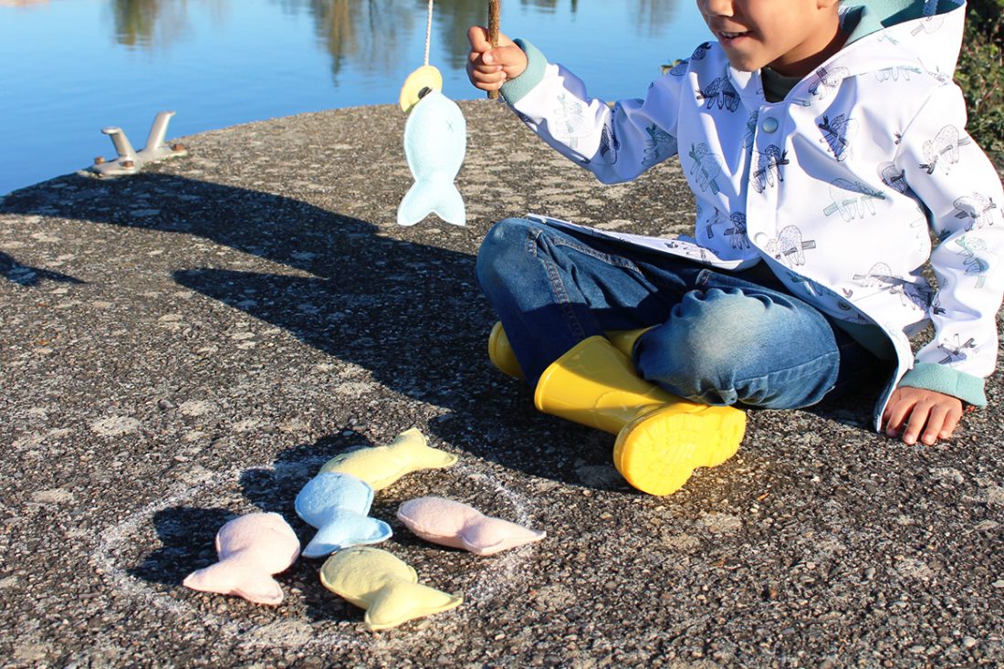photo d'un jeu de pêche à la ligne pour enfant